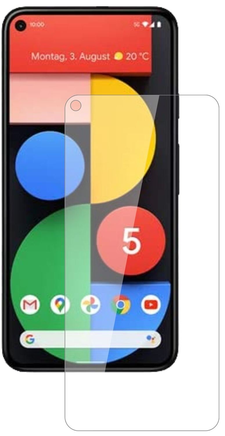 1x 9H Schutzfolie für Google Pixel 5 Panzerfolie