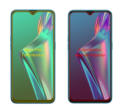 2x 3D Full Cover Schutzfolie für Oppo A12
