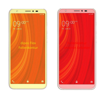 2x 3D Full Cover Schutzfolie für Lava Z61