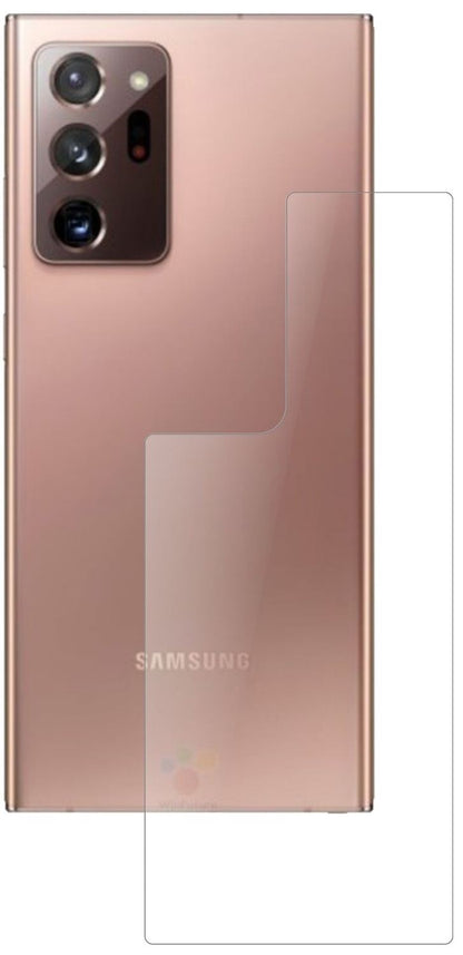 1x 9H Schutzfolie matt für Samsung Galaxy Note 20 Ultra 5G Rückseite Panzerfolie