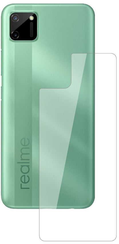 1x 9H Schutzfolie für Oppo Realme C11 Rückseite Panzerfolie