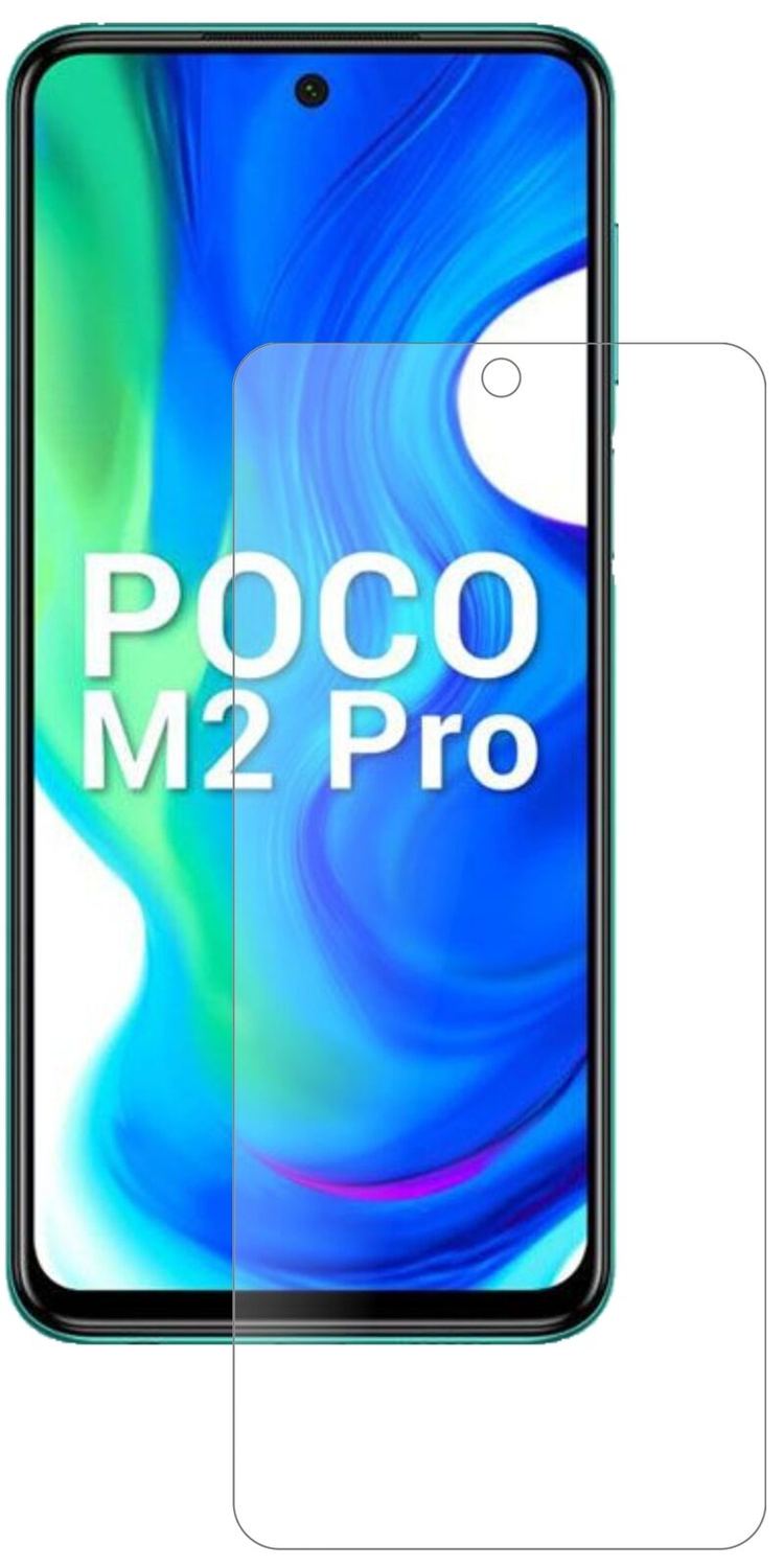 1x 9H Schutzfolie matt für Xiaomi Poco M2 Pro Panzerfolie