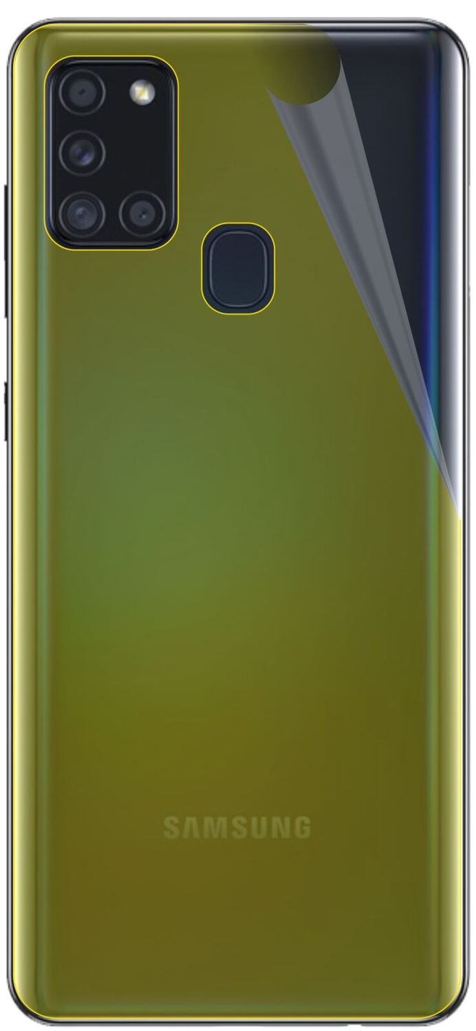 2x 3D Full Cover Schutzfolie für Samsung Galaxy A21s Rückseite