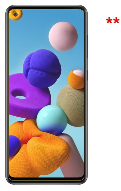 1x 9H Schutzfolie matt für Samsung Galaxy A21s Panzerfolie