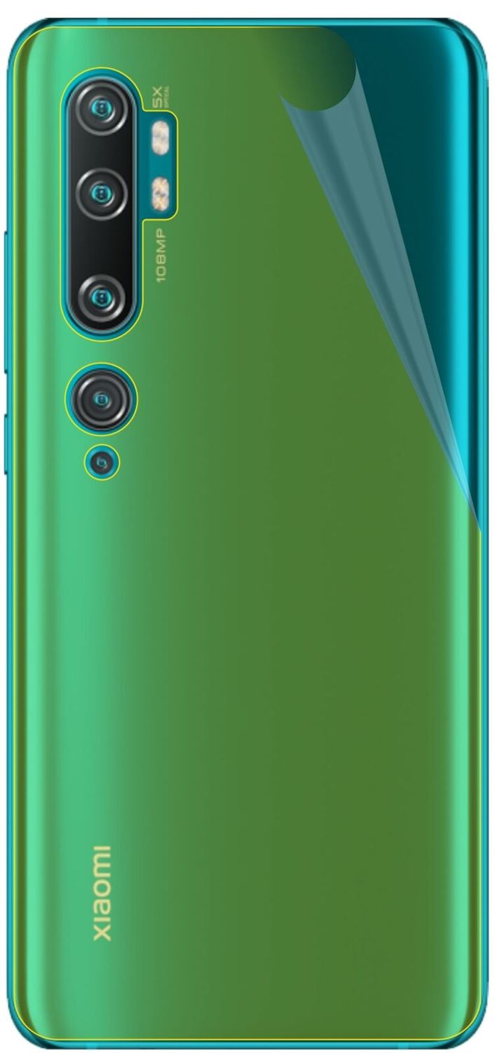 2x 3D Full Cover Schutzfolie für Xiaomi Mi Note 10 Lite Rückseite