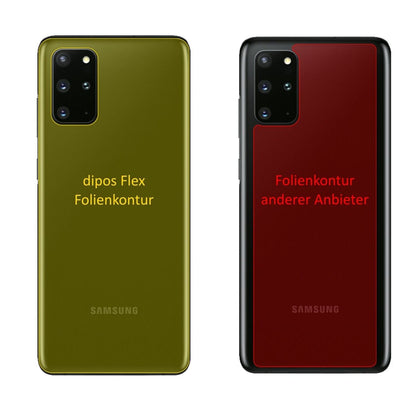 2x 3D Full Cover Schutzfolie für Samsung Galaxy S20 Plus 5G Rückseite