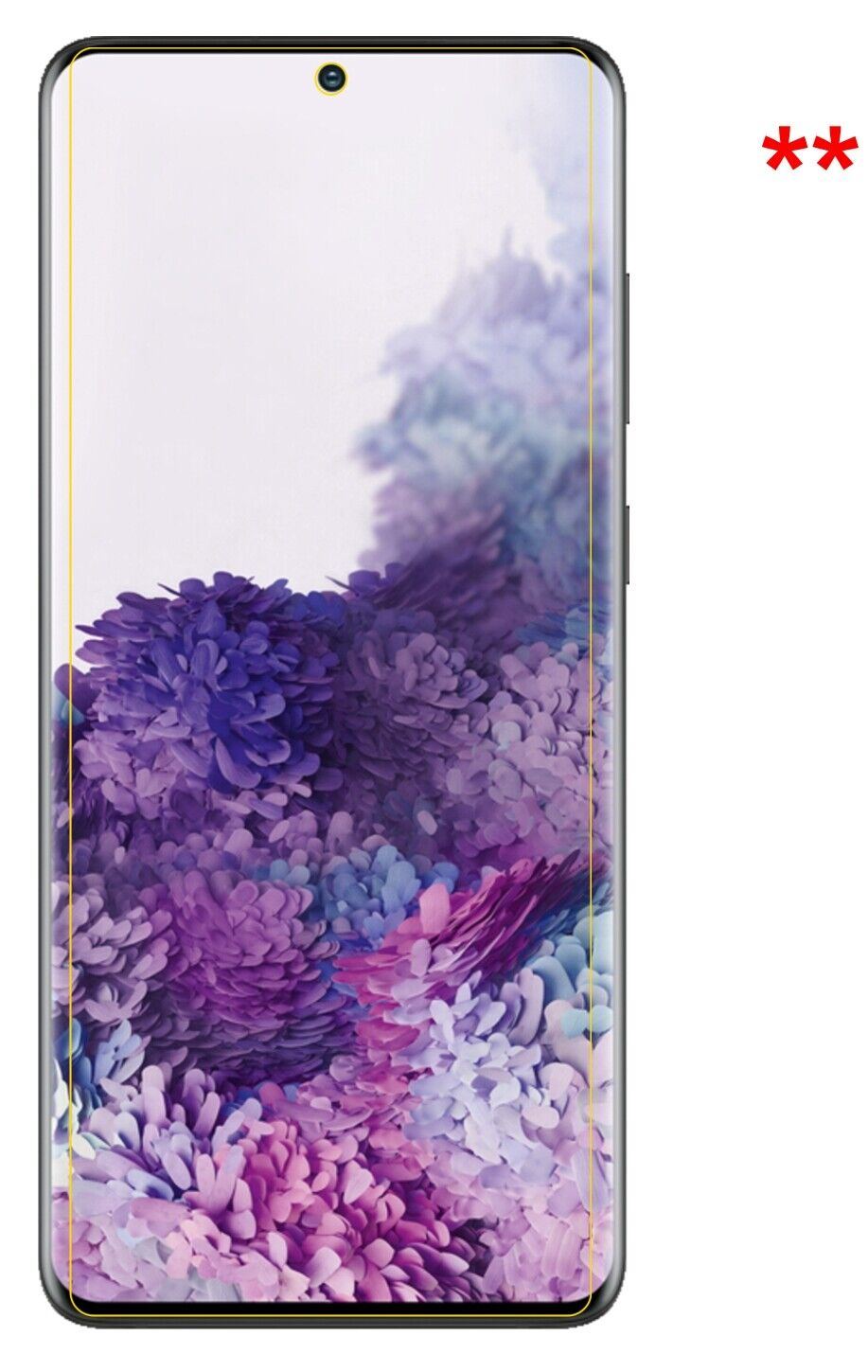 1x 9H Schutzfolie für Samsung Galaxy S20 Plus 5G Panzerfolie