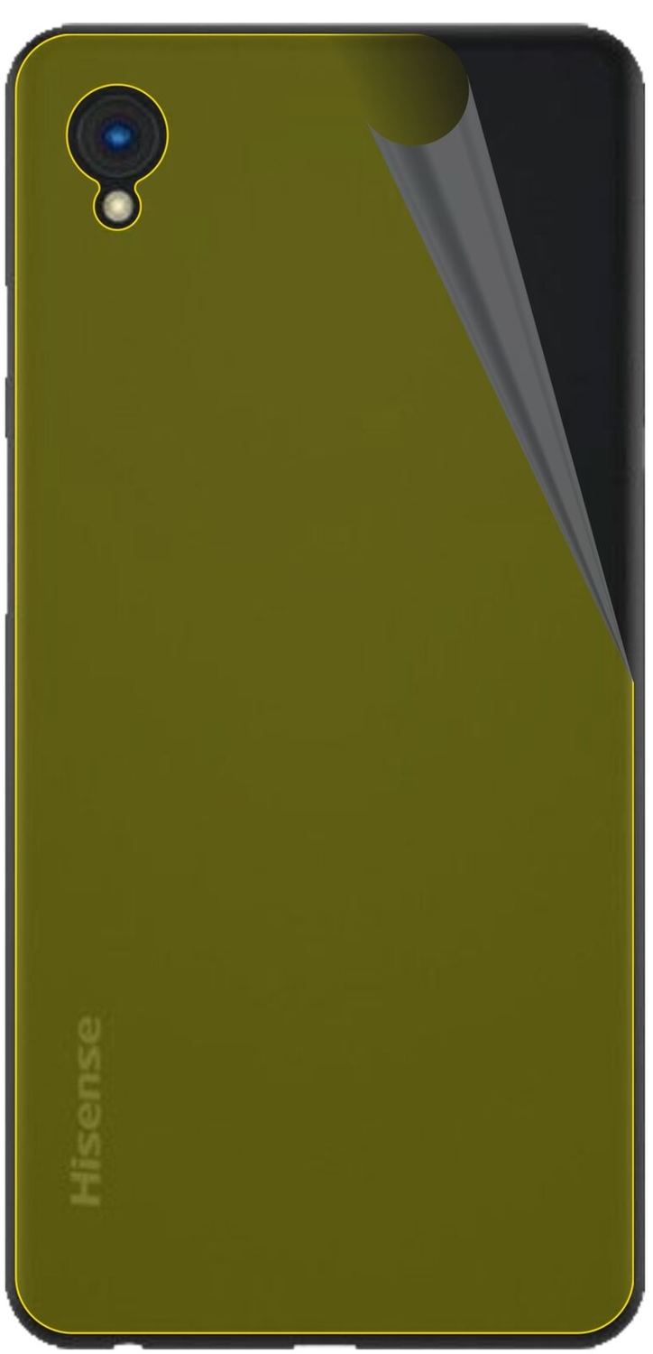2x 3D Full Cover Schutzfolie für HiSense A5 Rückseite