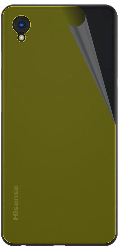 2x 3D Full Cover Schutzfolie für HiSense A5 Rückseite
