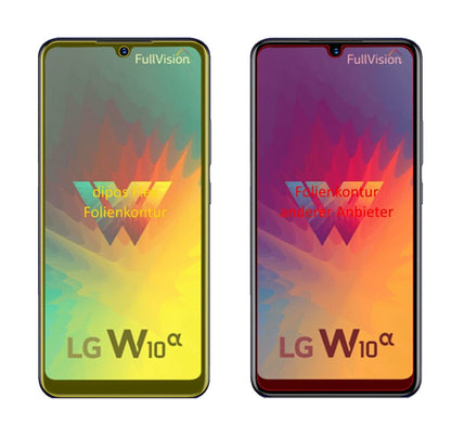 2x 3D Full Cover Schutzfolie für LG W10 Alpha