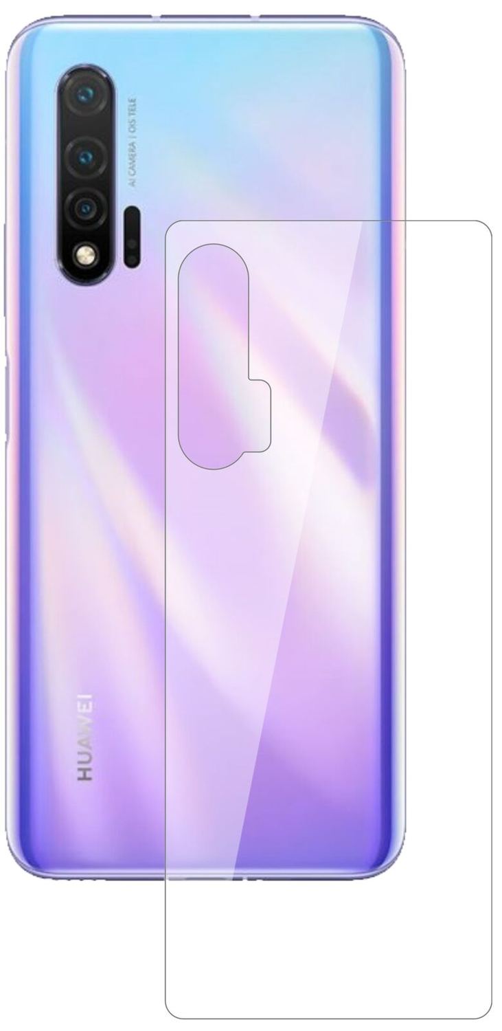1x 9H Schutzfolie für Huawei nova 6 Rückseite Panzerfolie