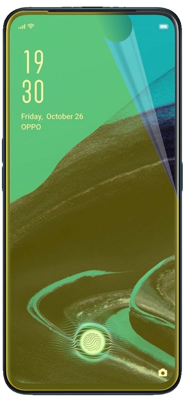 2x 3D Full Cover Schutzfolie für Oppo Reno2 Z