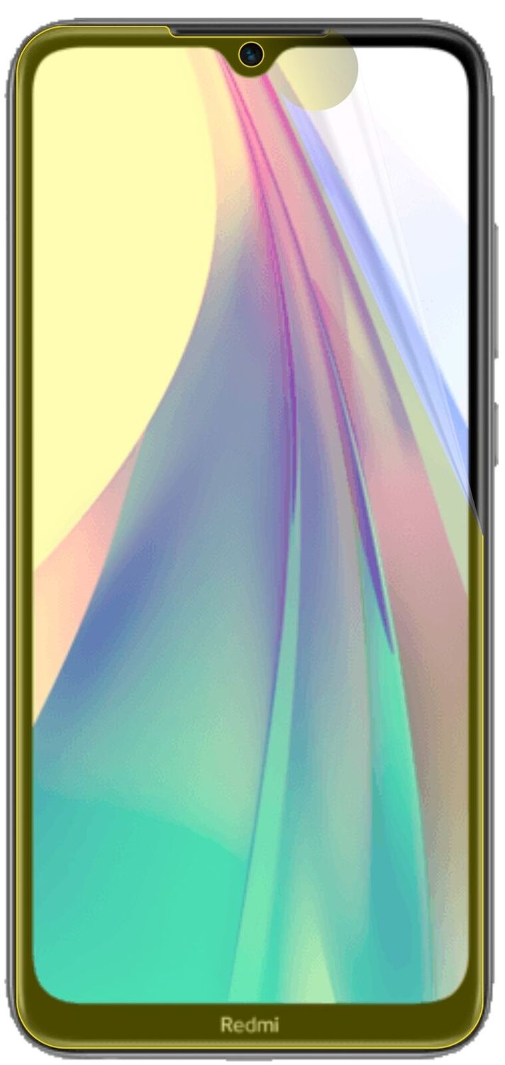 2x 3D Full Cover Schutzfolie für Xiaomi Redmi Note 8T