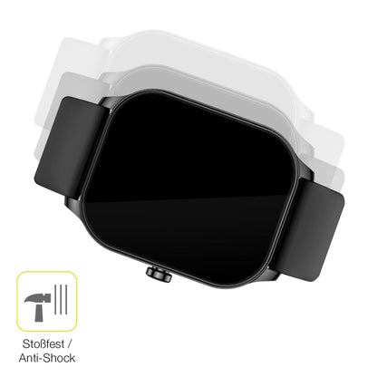 2x 3D Full Cover Schutzfolie für Amazfit Pop 3s