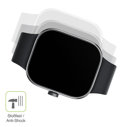 2x Full Cover Schutzfolie matt für Xiaomi Redmi Watch 4