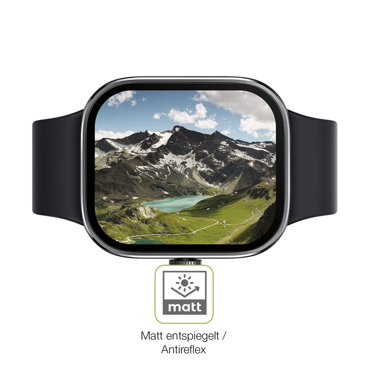 2x Full Cover Schutzfolie matt für Xiaomi Redmi Watch 4