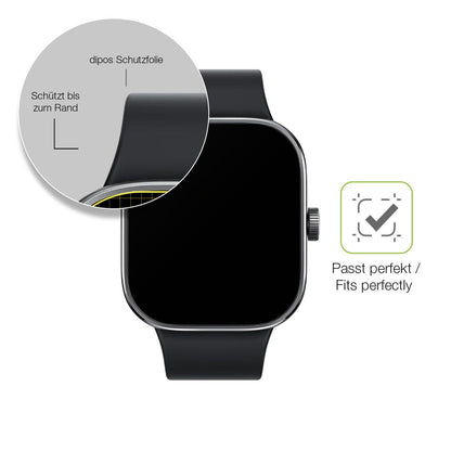 2x Full Cover Schutzfolie matt für Xiaomi Redmi Watch 4