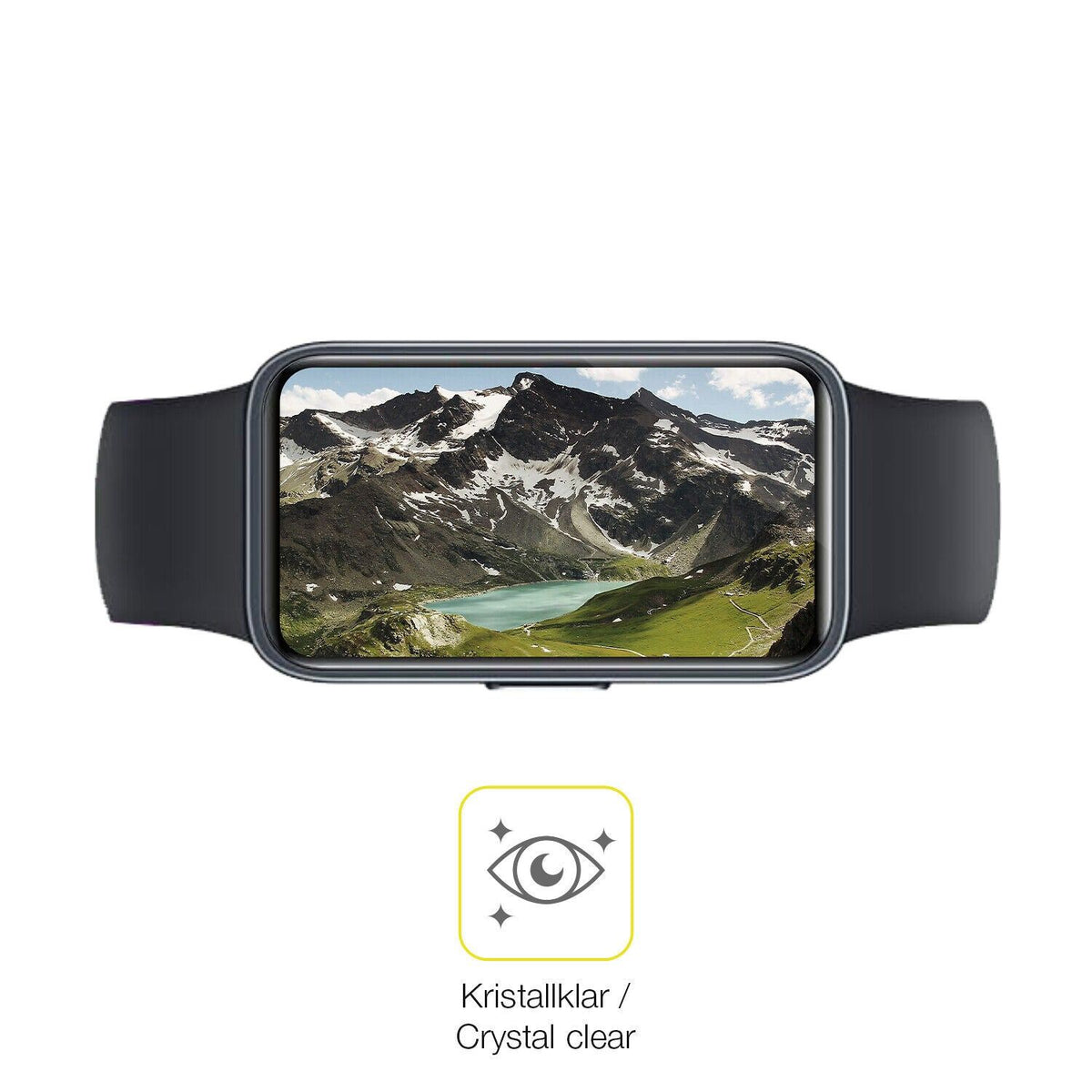 2x 3D Full Cover Schutzfolie für Huawei Band 8 Smartwatch
