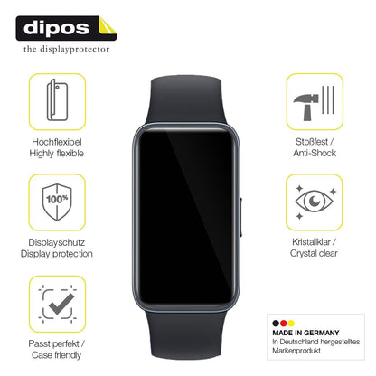 2x 3D Full Cover Schutzfolie für Huawei Band 8 Smartwatch