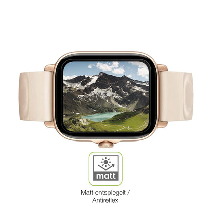 2x Full Cover Schutzfolie matt für Amazfit GTS 3