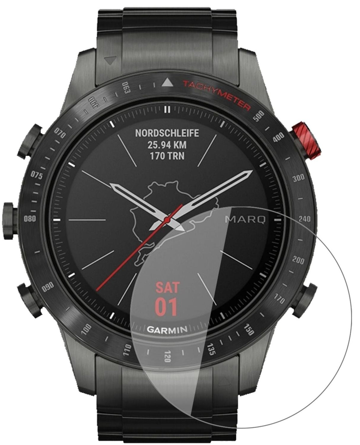 1x 9H Schutzfolie für Garmin MARQ Driver Panzerfolie