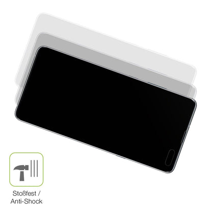 2x Full Cover Schutzfolie matt für Samsung Galaxy S10 5G