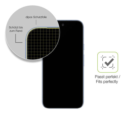 2x Full Cover Schutzfolie matt für Google Pixel 8a