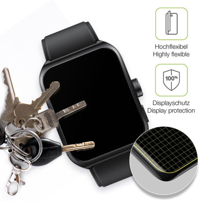 2x Full Cover Schutzfolie matt für Oppo Watch 4 Pro