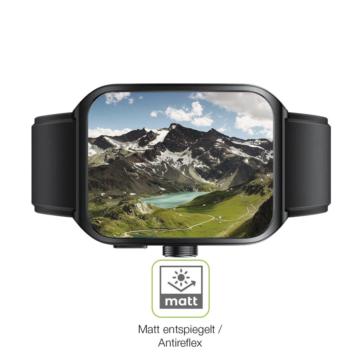 2x Full Cover Schutzfolie matt für Oppo Watch 4 Pro
