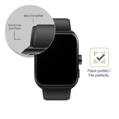 2x Full Cover Schutzfolie matt für Oppo Watch 4 Pro