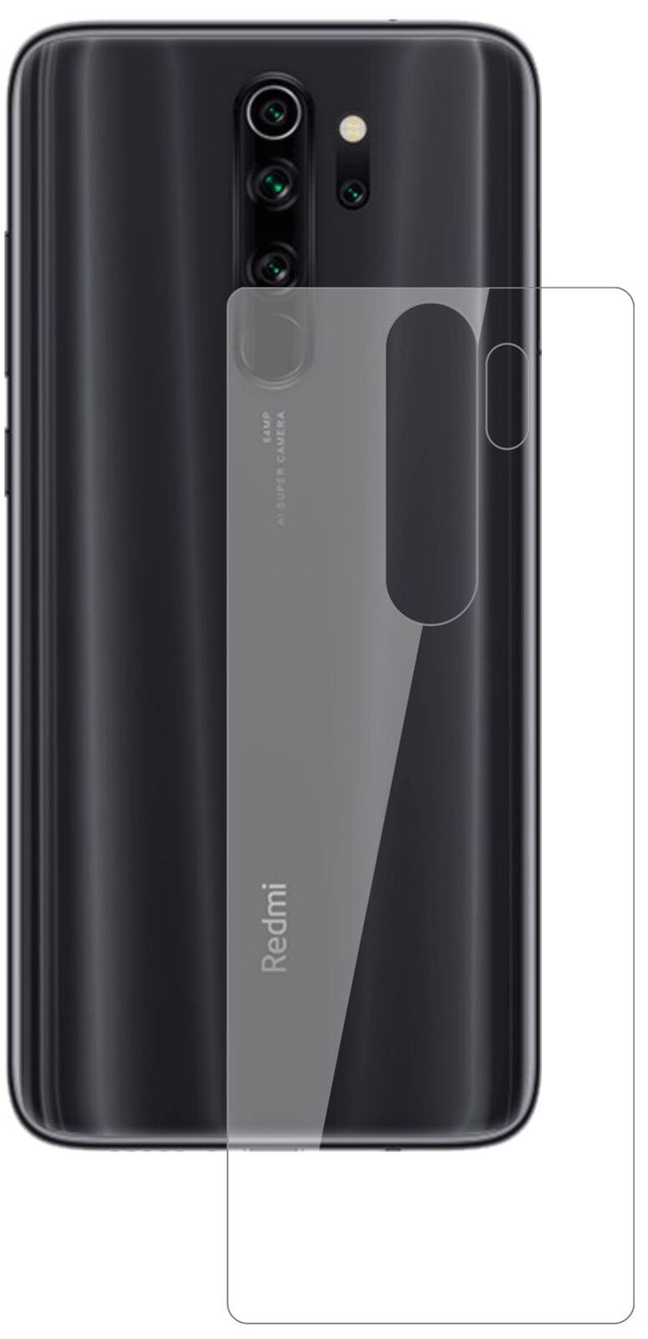 1x 9H Schutzfolie für Xiaomi Redmi Note 8 Rückseite Panzerfolie