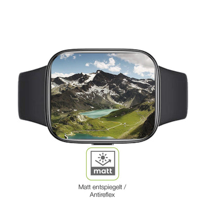 2x Full Cover Schutzfolie matt für Xiaomi Redmi Watch 3 Active