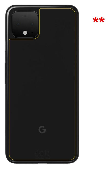 1x 9H Schutzfolie für Google Pixel 4 Rückseite Panzerfolie
