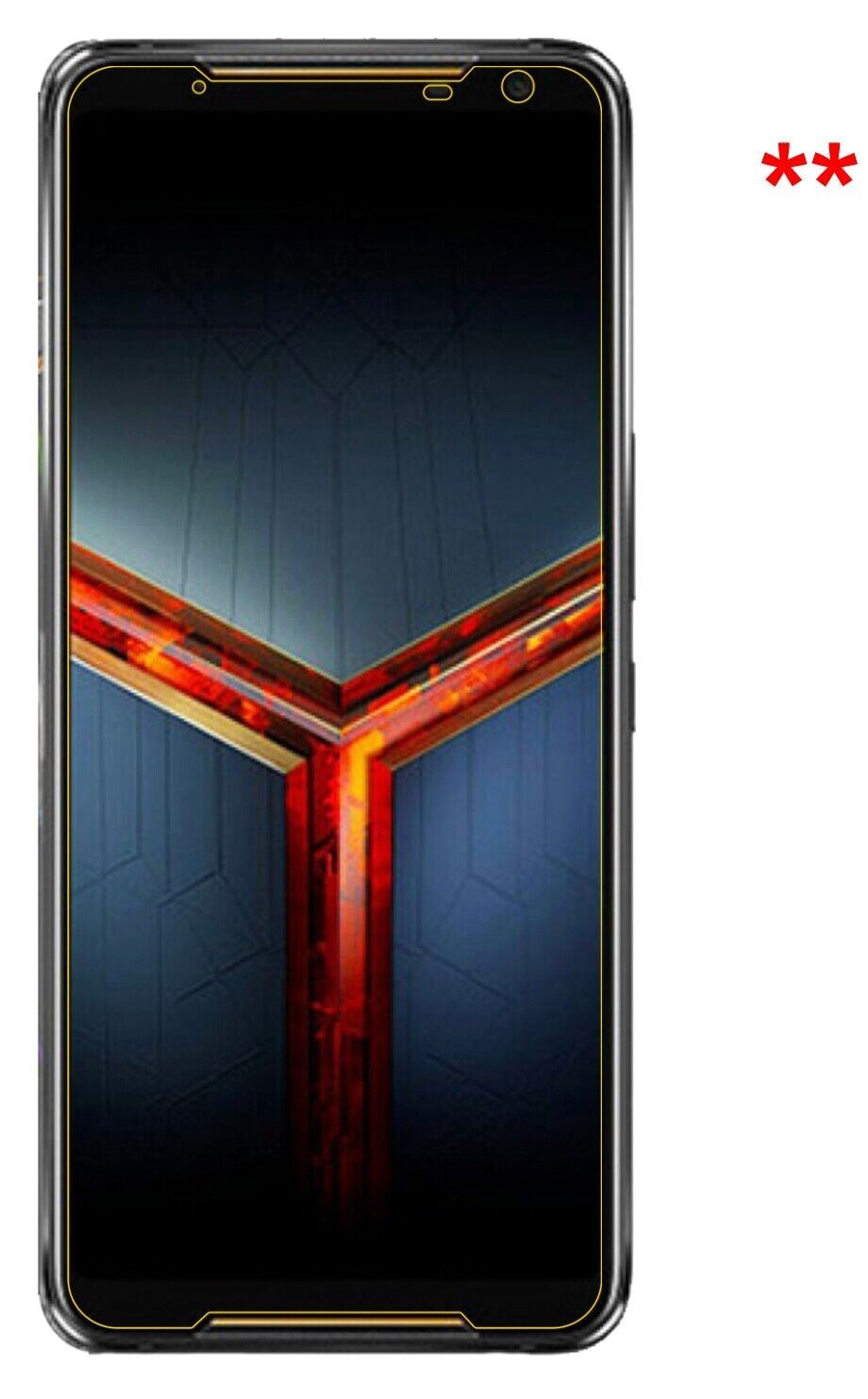 1x 9H Schutzfolie matt für Asus ROG Phone 2 Panzerfolie