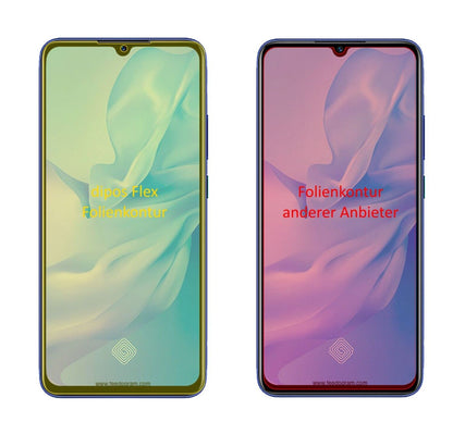 2x 3D Full Cover Schutzfolie für Vivo Y51 (2020)