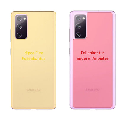 2x 3D Full Cover Schutzfolie für Samsung Galaxy S20 FE 5G Rückseite