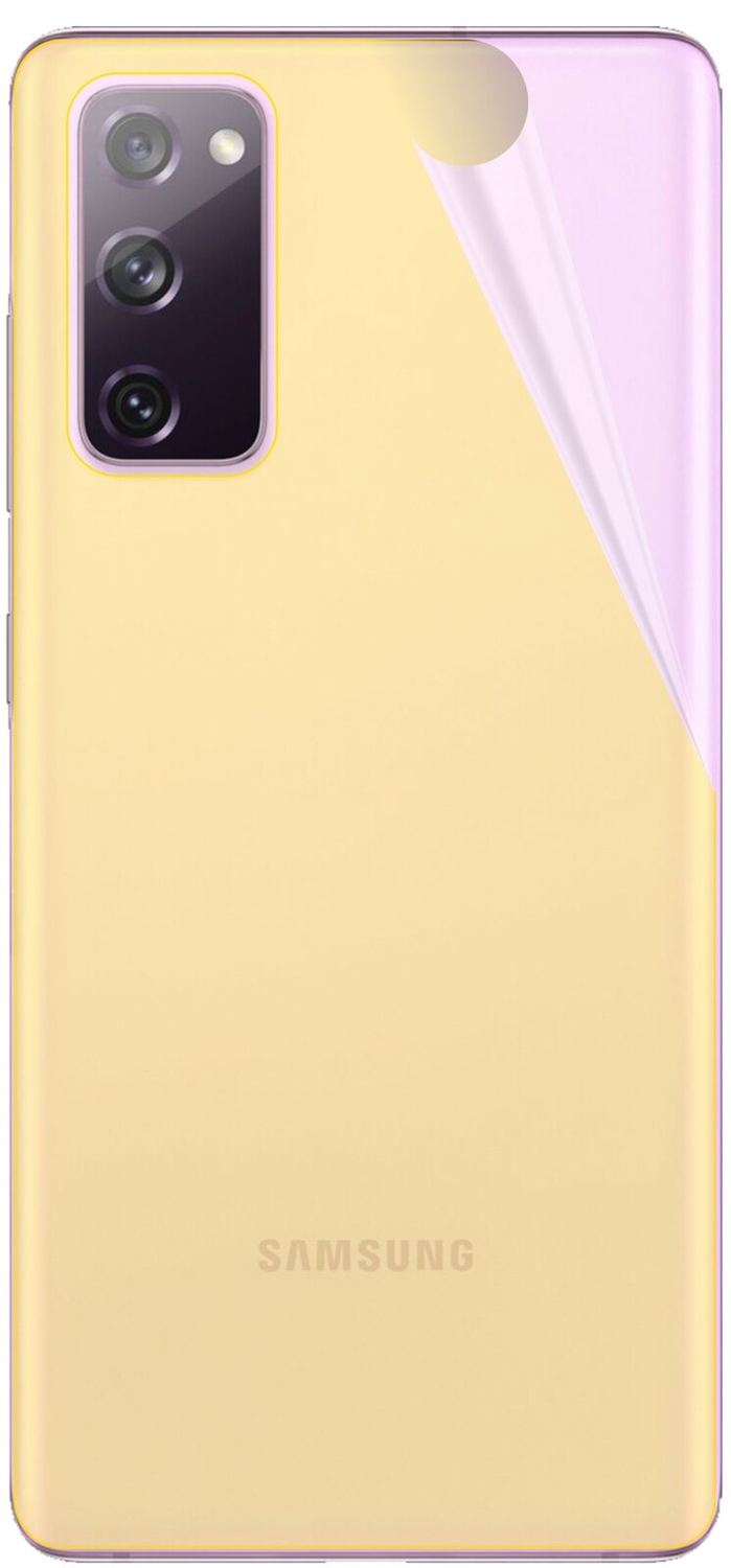 2x 3D Full Cover Schutzfolie für Samsung Galaxy S20 FE 5G Rückseite