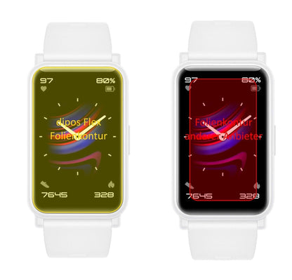 2x 3D Full Cover Schutzfolie für Honor Watch ES