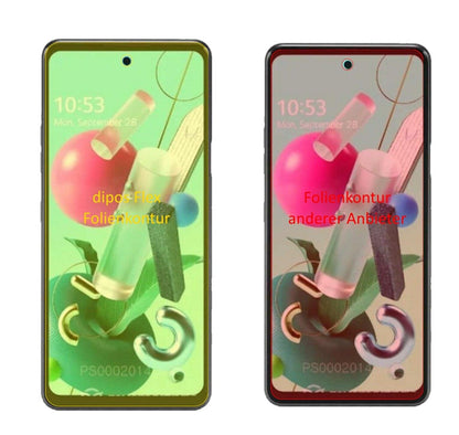 2x 3D Full Cover Schutzfolie für LG Q92