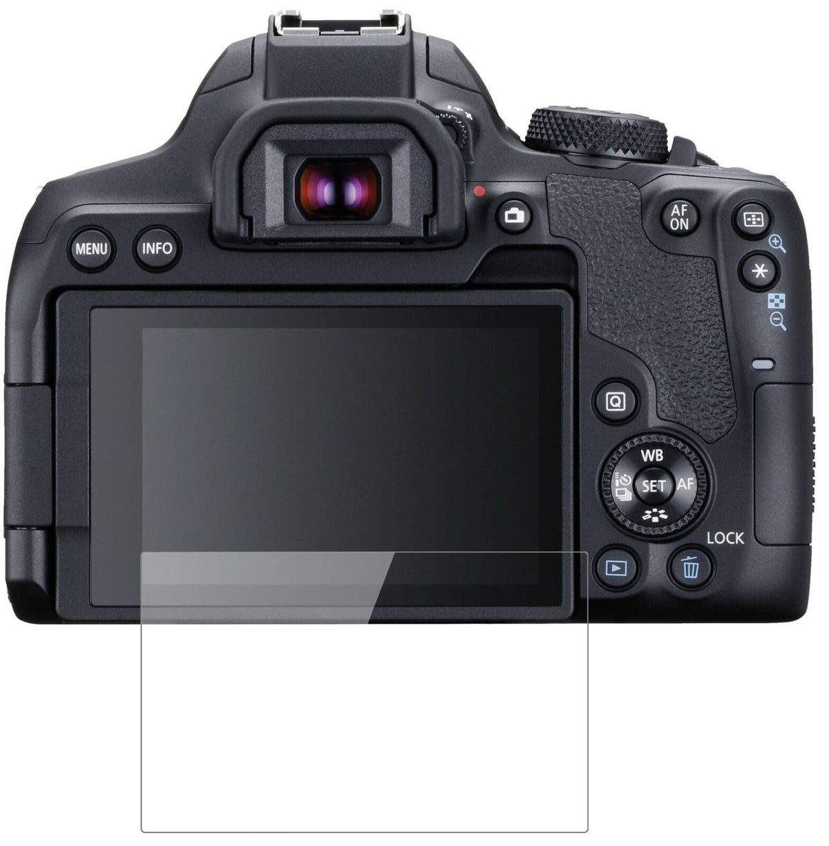 1x 9H Schutzfolie für Canon EOS 850D Panzerfolie