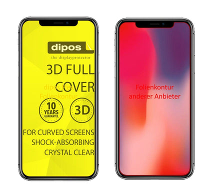 2x 3D Full Cover Schutzfolie für Apple iPhone 11