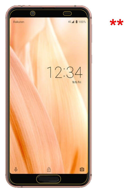 1x 9H Schutzfolie matt für Sharp Aquos Sense3 Panzerfolie