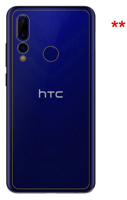 1x 9H Schutzfolie für HTC Wildfire X Rückseite Panzerfolie
