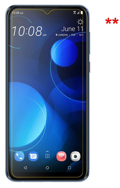 1x 9H Schutzfolie matt für HTC Desire 19 Plus Panzerfolie