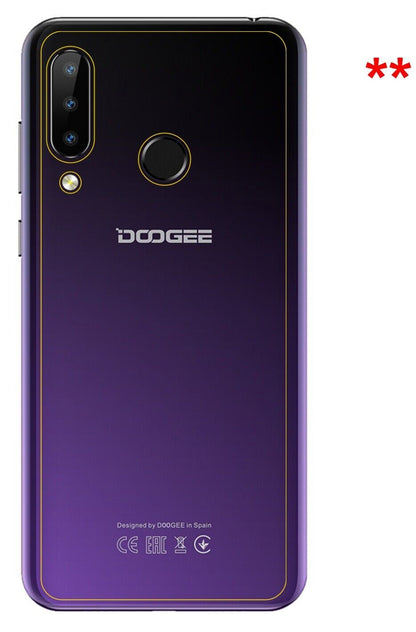 1x 9H Schutzfolie für Doogee N20 Rückseite Panzerfolie