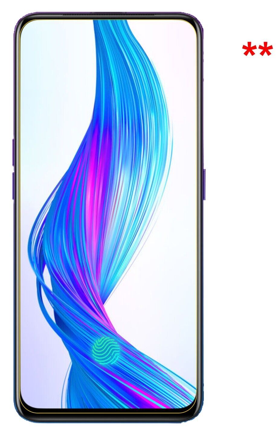 1x 9H Schutzfolie für Oppo Realme X Master Edition Panzerfolie