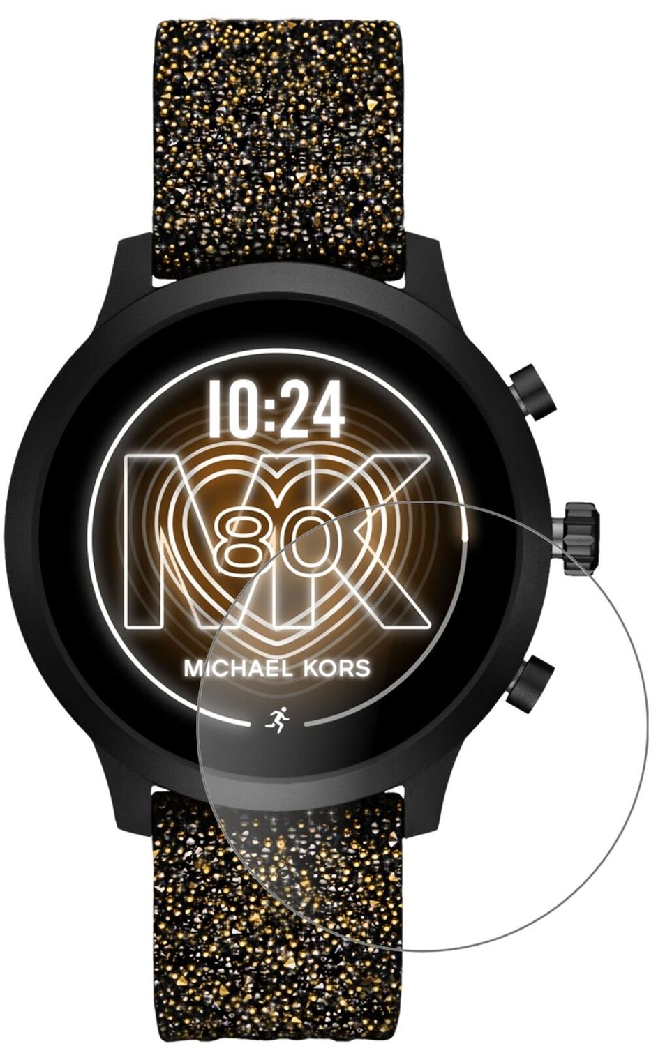 1x 9H Schutzfolie matt für Michael Kors Access GO Panzerfolie