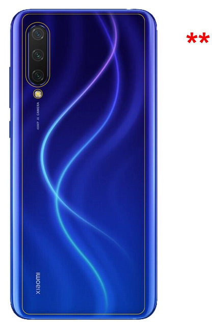 1x 9H Schutzfolie für Xiaomi Mi 9 Lite Rückseite Panzerfolie