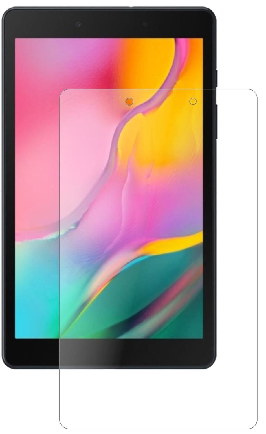 1x 9H Schutzfolie matt für Samsung Galaxy Tab A 8.0 (2019) Panzerfolie