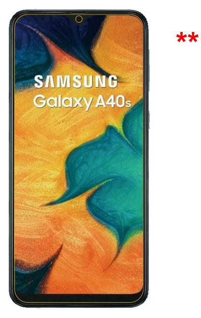 1x 9H Schutzfolie für Samsung Galaxy A40s Panzerfolie